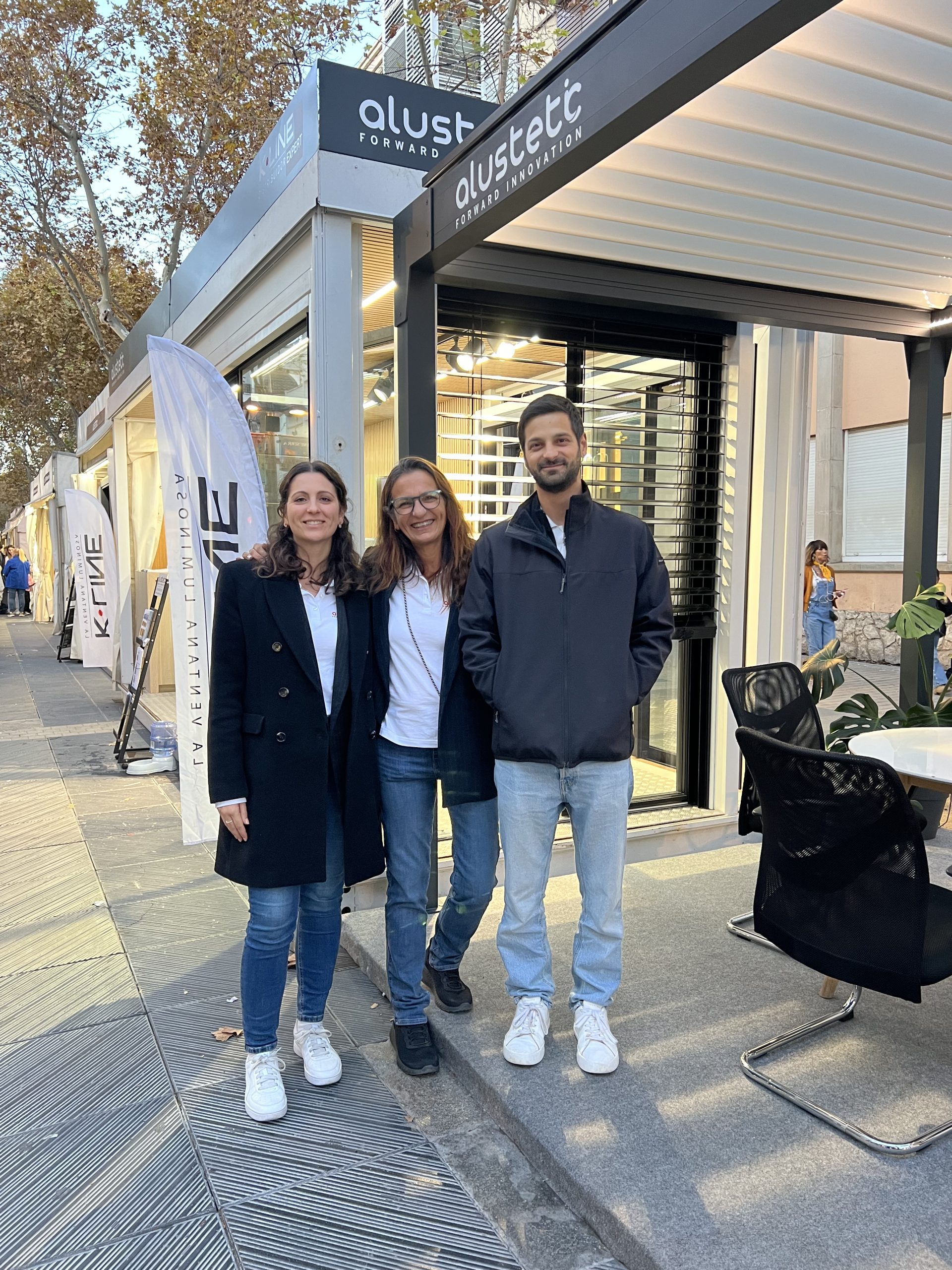 Aleix, Judit y Judit, familia Alustetic