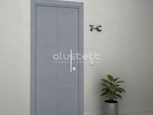 Puerta Entrada de Aluminio modelo Sofía