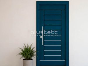 Puerta Entrada de Aluminio modelo Dublín