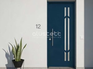 Puerta Entrada de Aluminio modelo Bruselas