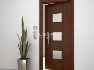 Puerta Entrada de Aluminio modelo Berna