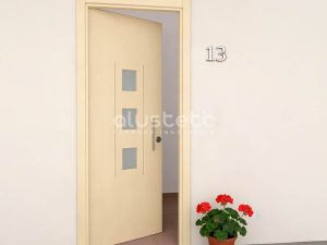 Puerta Entrada de Aluminio modelo Estocolmo