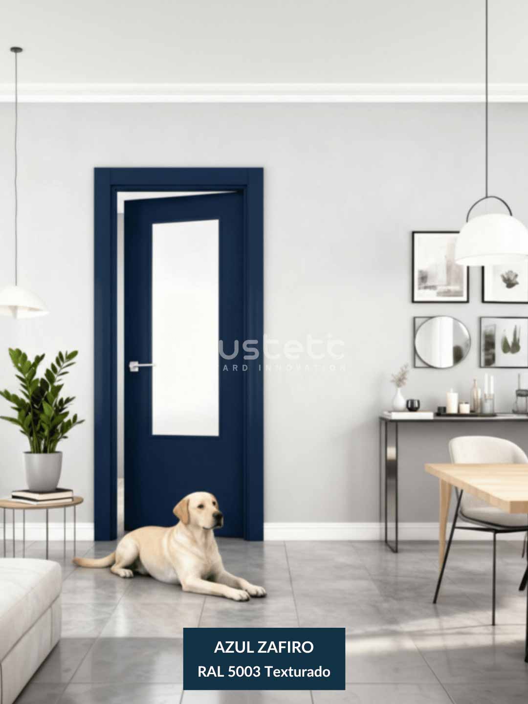 Renders portes - 100 1VAL Azul zafiro