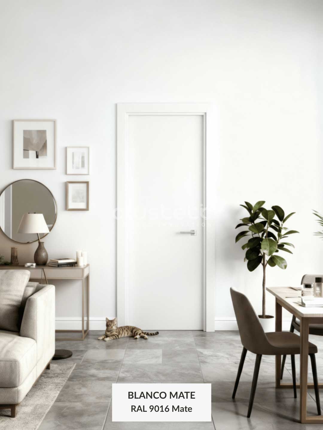 Renders portes - 100 C Blanco mate