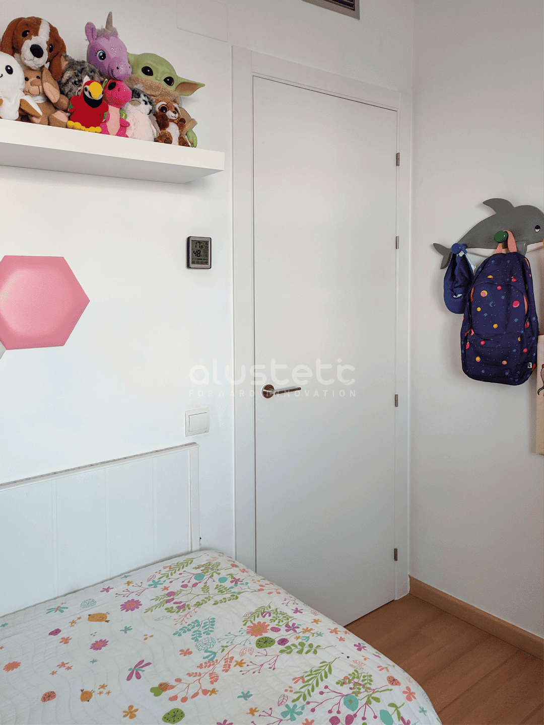 Puerta de aluminio para interior de vivienda