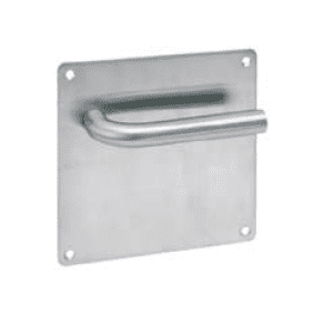 Juego manilla placa cuadrada inox Juego manilla placa cuadrada inox