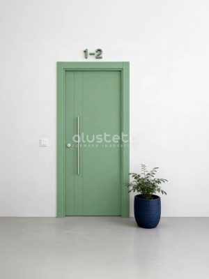 Puerta Entrada de Aluminio modelo Viena