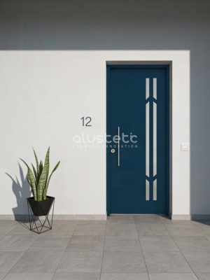 Puerta Entrada de Aluminio modelo Bruselas