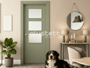 Puerta Interior de Aluminio modelo Huelva